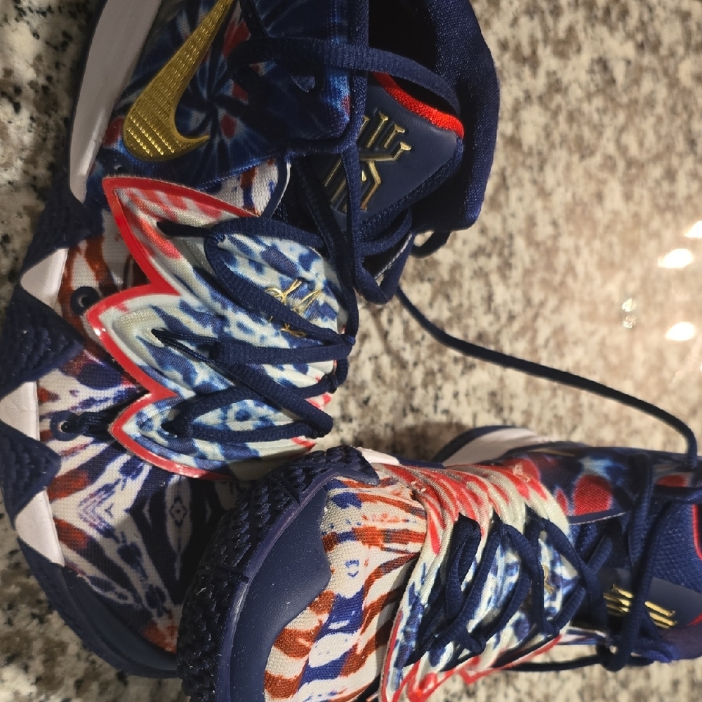 Nike Blue and Red Sneakers